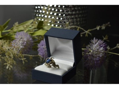 Vintage 925 Sterling Silver Sodalite Ring Size 10