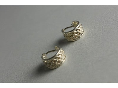 925 Sterling Silver Openwork Earrings