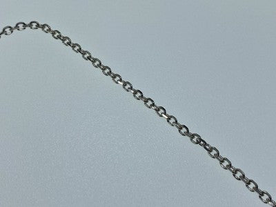 925 Sterling Silver Chain Necklace Italy 18.1 In