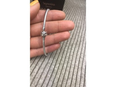 Reflections 925 Sterling Silver SimStars Clasp Bracelet (original)