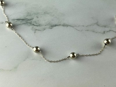 925 Sterling Silver Necklace Italy