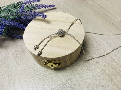 925 Sterling Silver CZ Chain With Charm