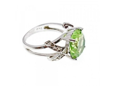 925 Sterling Silver CZ Ring Size 7