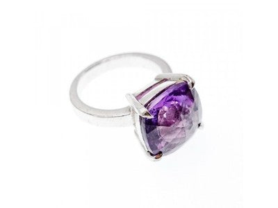 925 Sterling Silver Tourmaline Ring Size 8.5