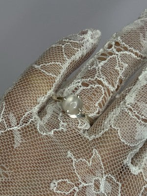 925 Sterling Silver Moonstone Ring Size 7.5