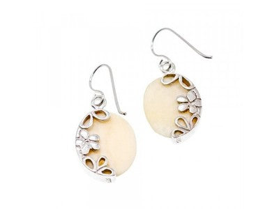 925 Sterling Silver Mother OF Pearl Earrings
