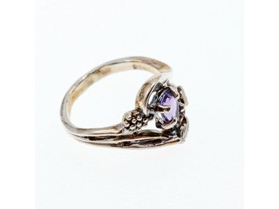 925 Sterling Silver Tanzanite Ring Size 7