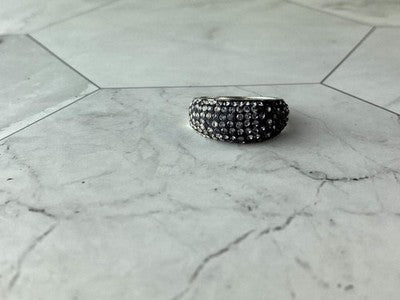 Beautiful 925 Sterling Silver CZ Ring Size 7