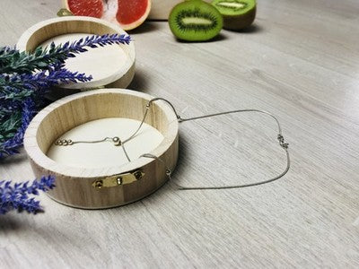 925 Sterling Silver Necklace with Beads Italy