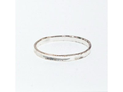 925 Sterling Silver Band Ring Size 8.5 Italy