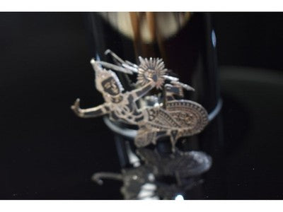 Vintage 925 Sterling Siamese Silver "Samurai" Brooch