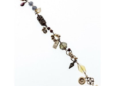 925 Sterling Silver Jewelry Glass Double Bracelet