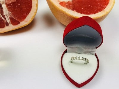 925 Sterling Silver CZ Ring Size 6.5