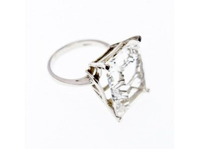925 Sterling Silver CZ Ring Size 11.75