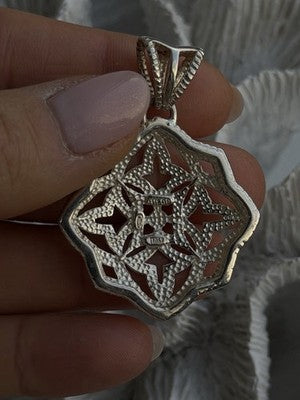 Italy Milor 925 Sterling Silver Pendant Length 1.8 in