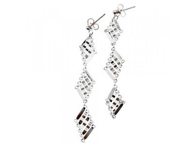 925 Sterling Silver "Luxury" Earrings
