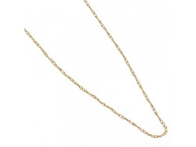 10K Yellow Gold Chain 20 In