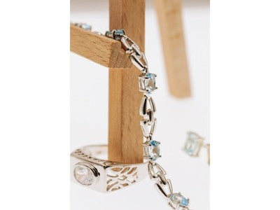 925 Sterling Silver CZ Men'S Ring Size 15.25