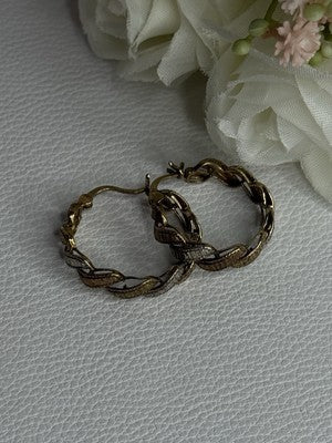 925 Sterling Silver 3 Colors Yellow Pink Gold Plated Earrings Length 0.96 Inch