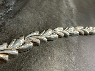 Vintage 925 Sterling Silver Bracelet Italy Milor