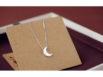 925 Sterling Silver "Moon" Chain with Pendant