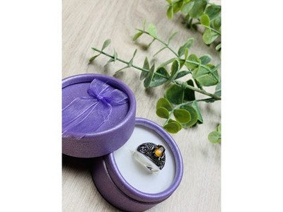 925 Sterling Silver Heliodor Ring Size 6.5