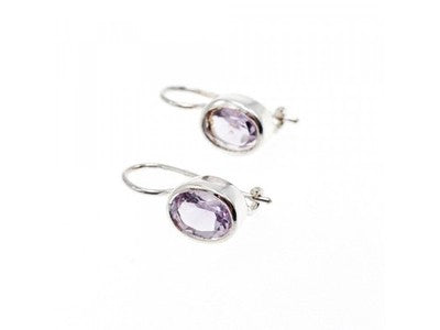 925 Sterling Silver Tourmaline Earrings