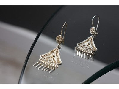Vintage 925 Sterling Silver Earrings