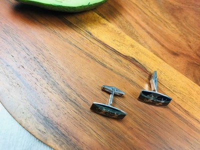 Men's Vintage 925 Siam Sterling Silver Cufflinks