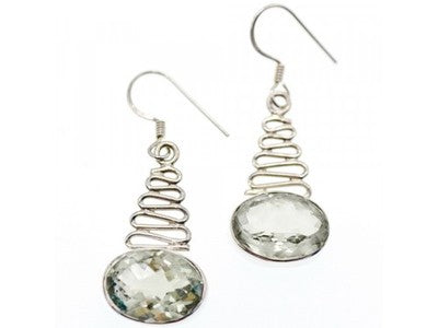 925 Sterling Silver Demantoid Earrings