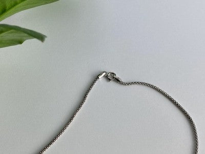 925 Sterling Silver Amber "Flower" Chain with Pendant