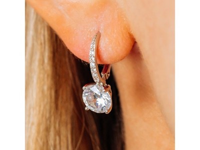 925 Sterling Silver CZ Earrings