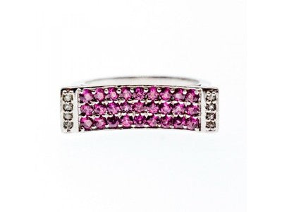 925 Sterling Silver CZ Ring Size 10.5