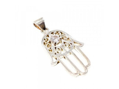 925 Sterling Silver CZ Pendant