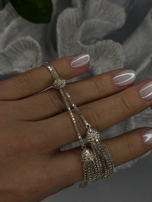 925 Sterling Silver Beautiful Necklace Chain with Charm Adjustable