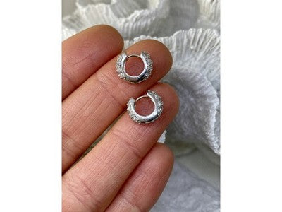 925 Sterling Silver CZ Earrings