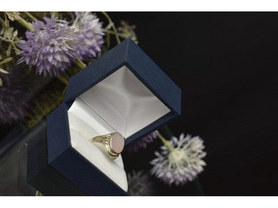 925 Sterling Silver Mother Of Pearl Ring Size 6.5