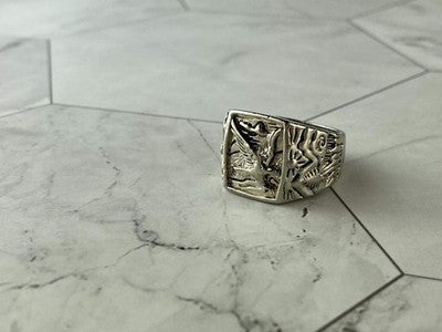 Men'S 925 Sterling Silver "Eagle" Ring Size 9