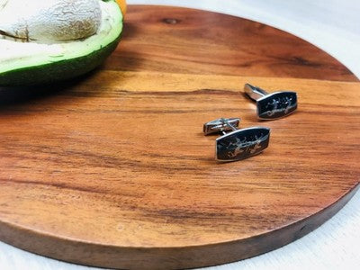 Men's Vintage 925 Siam Sterling Silver Cufflinks