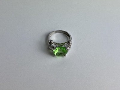 925 Sterling Silver CZ Ring Size 7