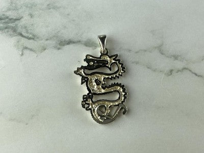 925 Sterling Silver "Dragon" Pendant
