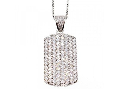 925 Sterling Silver CZ Chain With Pendant