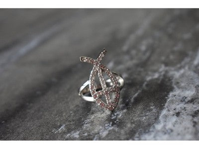 925 Sterling Silver Goshenite Ring Size 6.5
