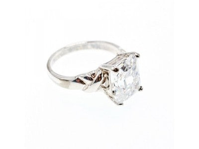 925 Sterling Silver CZ Ring Size 11.5