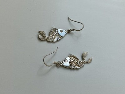 925 Sterling Silver "Fishes" Earrings