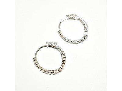 925 Sterling Silver CZ Earrings Turkey