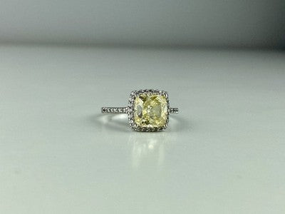 925 Sterling Silver CZ Ring Size 7