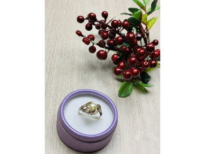 925 Sterling Silver Pearl Ring Size 8
