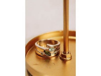 925 Sterling Silver Multicolor Spinel Ring Size 7
