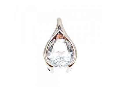 925 Sterling Silver Quartz Pendant